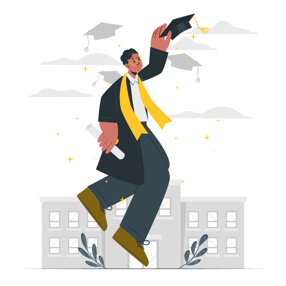 Graduation illustration