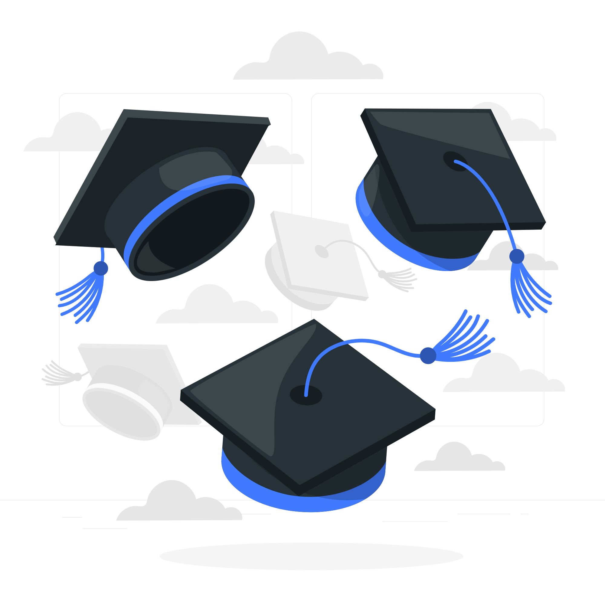 Graduation illustration